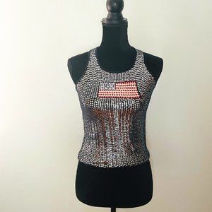 Vintage RALPH LAUREN Sequin Tank Top,  Small